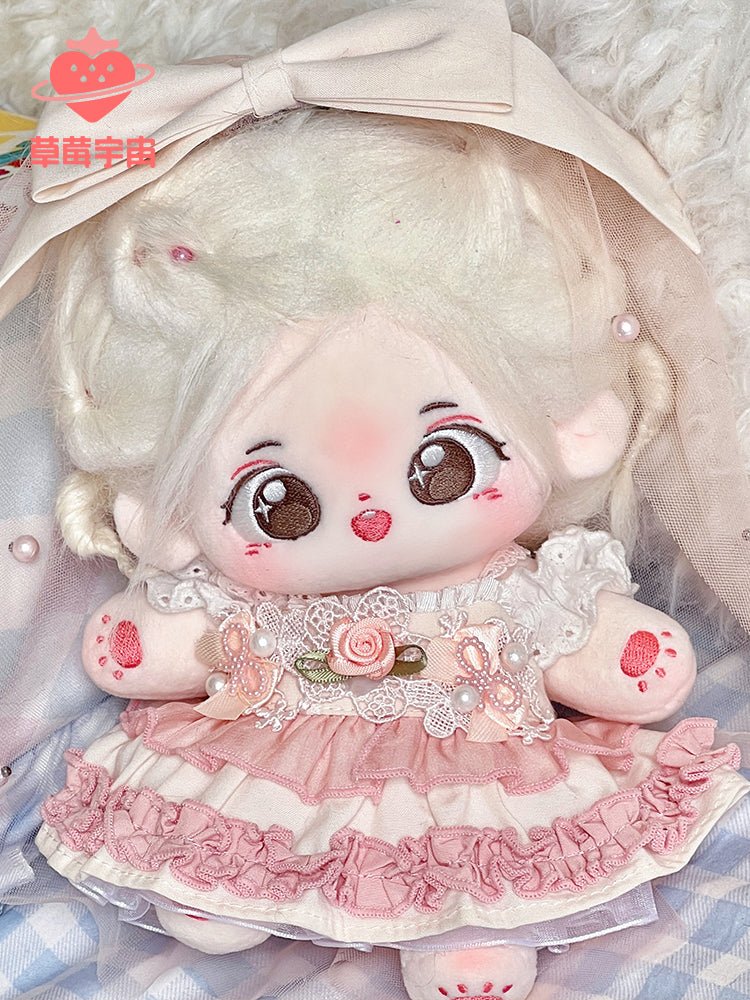 Cute Pink Yellow Doll Clothes Princess Dress 18468:420507