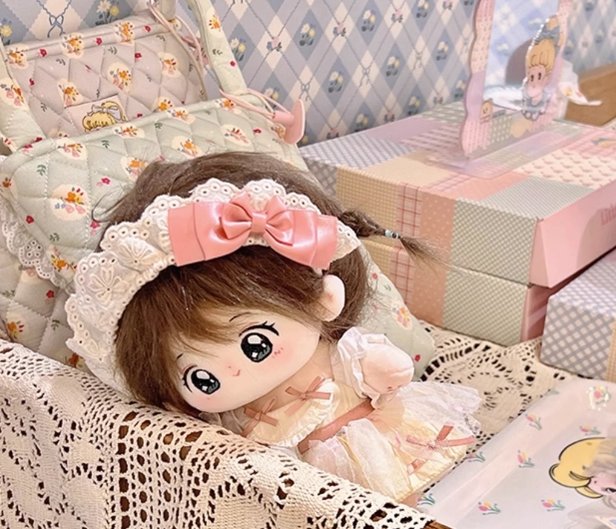 Cute Pink Yellow Doll Clothes Princess Dress 18468:420533