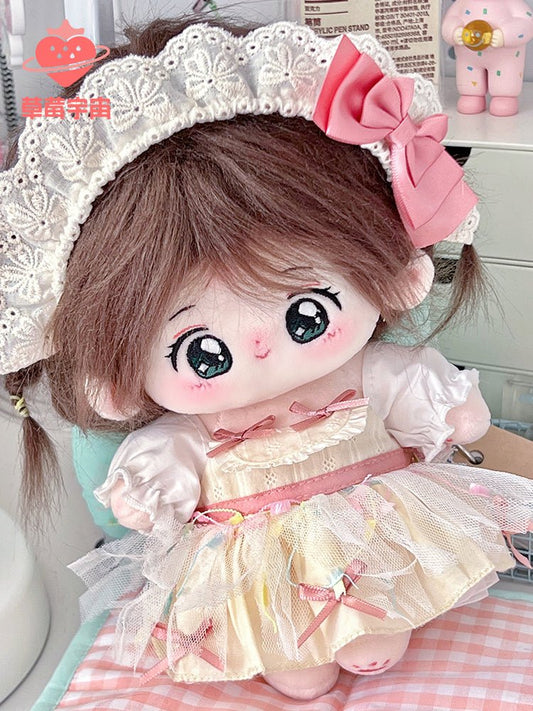 Cute Pink Yellow Doll Clothes Princess Dress 18468:420505