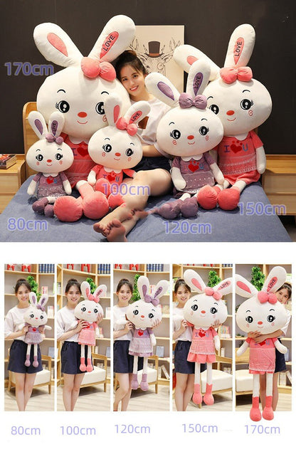 Cute Plush Bunny Stuffed Animal Toy Girls Gift - TOY-PLU-87816 - Yangzhoumruifeng - 42shops