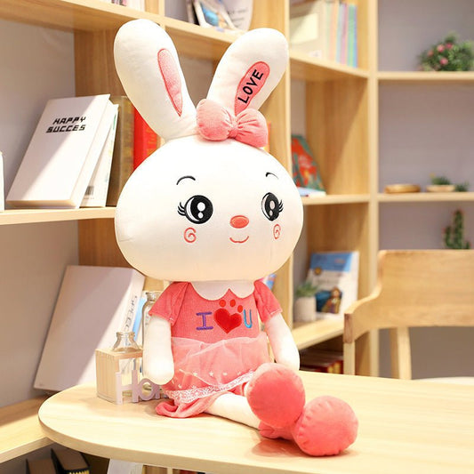 Cute Plush Bunny Stuffed Animal Toy Girls Gift - TOY-PLU-87821 - Yangzhoumruifeng - 42shops