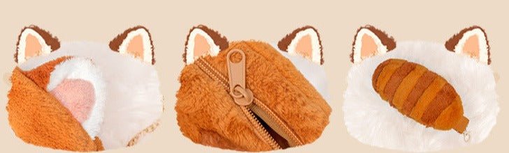 Dropship Red Panda Kids Backpack Cute Plush Crossbody Bag Snack Bag Go Out  Decor Small Bag to Sell Online at a Lower Price