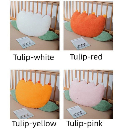 Cute Tulip Flower Shaped Plush Pillow Cushions - TOY-PLU-44802 - Yangzhoukeshibei - 42shops
