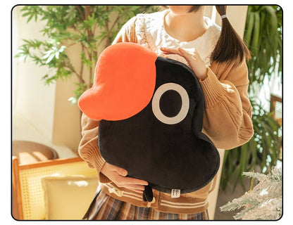 Cute White and Black Duck Plushie in stock ugly 