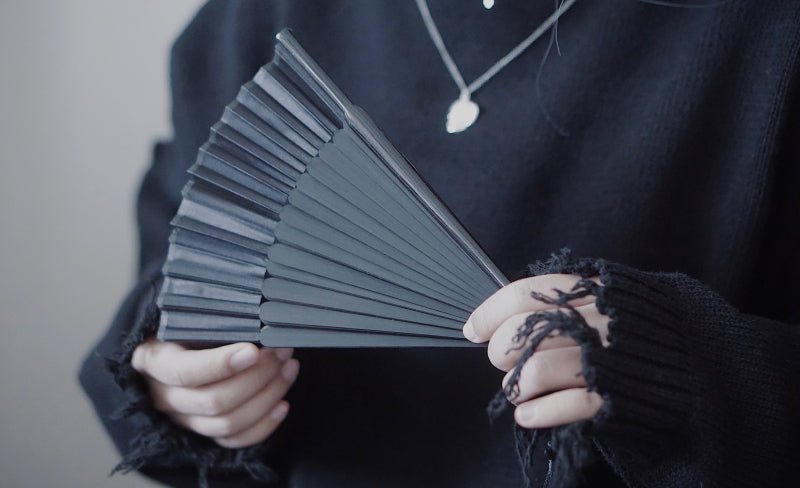 Dark Gothic Black Lace Fan Shooting Prop - TOY-PLU-134302 - Strange Sugar - 42shops