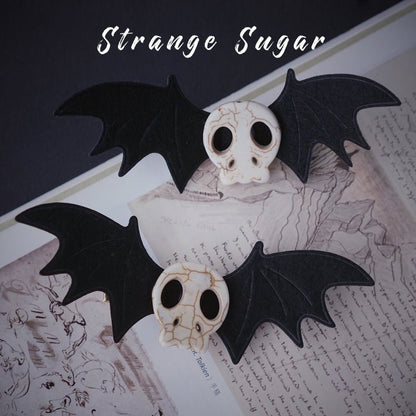 Dark Gothic Halloween Bat skull Hair Clip - TOY-PLU-134402 - Strange Sugar - 42shops