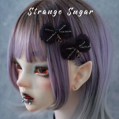 Dark Gothic Halloween Bat skull Hair Clip - TOY-PLU-134416 - Strange Sugar - 42shops