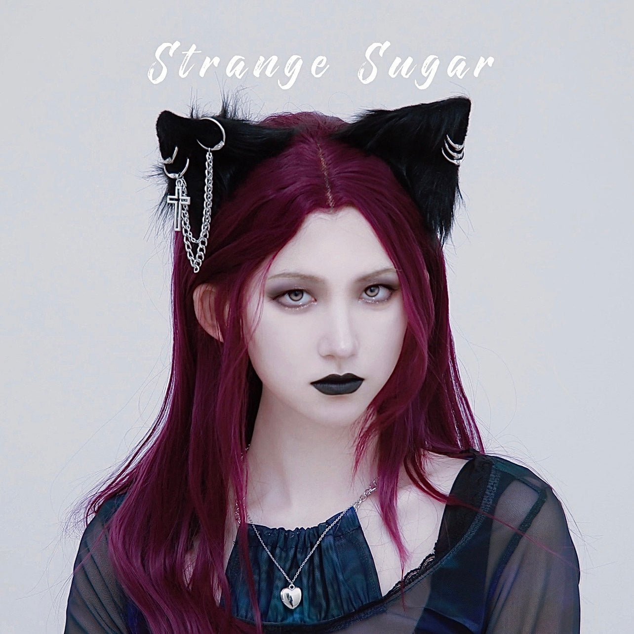 Dark Gothic Halloween Cat Ear Animal Ear Ear Hair Accessories - TOY-PLU-134001 - Strange Sugar - 42shops