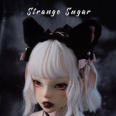 Dark Gothic Halloween Cat Ear Animal Ear Ear Hair Accessories - TOY-PLU-134009 - Strange Sugar - 42shops