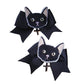 Dark Gothic Halloween Girl Black Cat Hairpin - TOY-ACC-58801 - Strange Sugar - 42shops