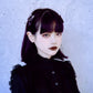 Dark Gothic Halloween Girl Black Cat Hairpin - TOY-ACC-58801 - Strange Sugar - 42shops