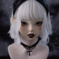 Dark Gothic Halloween Leather Buckle Pleated Hair Band - TOY-PLU-133904 - Strange Sugar - 42shops