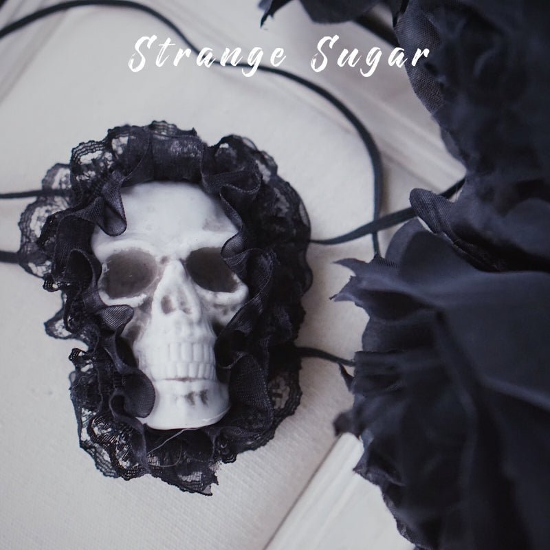 Dark Gothic Halloween Skeleton Eye Mask Lace Edge Manga - TOY-ACC-58701 - Strange Sugar - 42shops