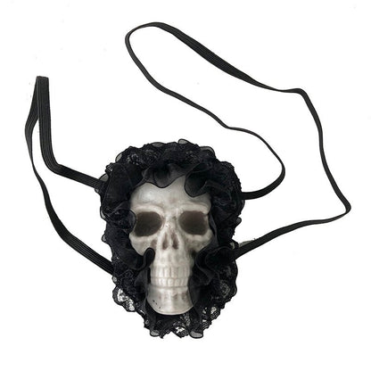 Dark Gothic Halloween Skeleton Eye Mask Lace Edge Manga - TOY-ACC-58701 - Strange Sugar - 42shops