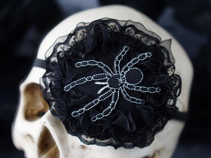 Dark Gothic Halloween Skeleton Eye Mask Lace Edge Manga - TOY-ACC-58703 - Strange Sugar - 42shops