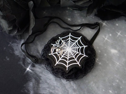 Dark Gothic Halloween Skeleton Eye Mask Lace Edge Manga - TOY-ACC-58703 - Strange Sugar - 42shops