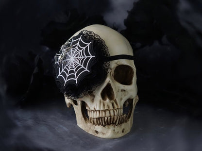 Dark Gothic Halloween Skeleton Eye Mask Lace Edge Manga - TOY-ACC-58703 - Strange Sugar - 42shops