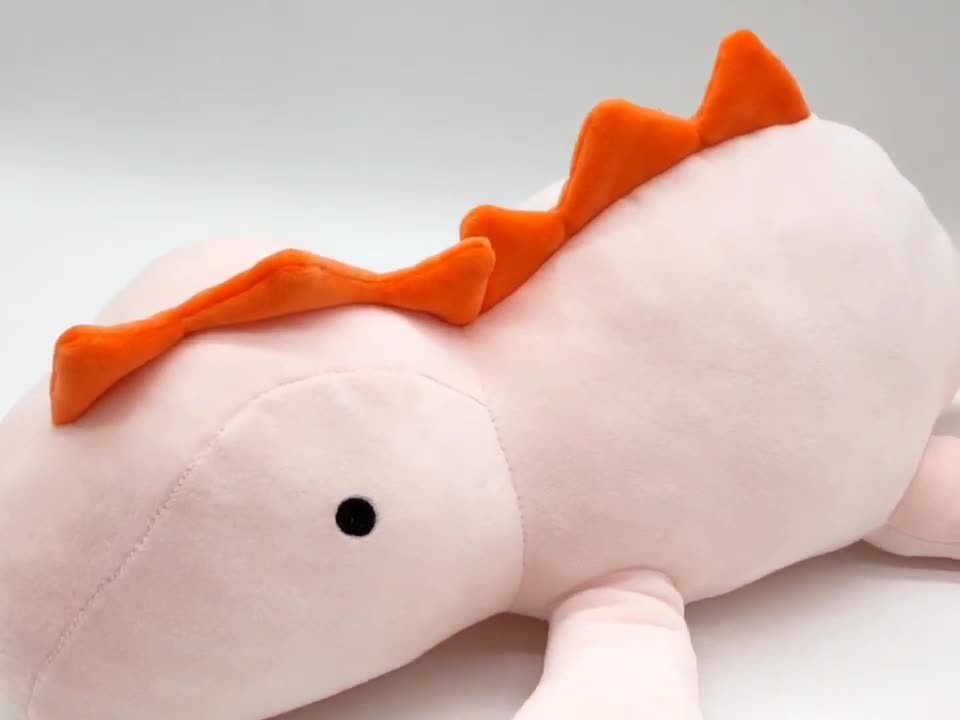 Axolotl Plush Toy, Cute Stuffed Animal Salamander Doll Birthday Gift Pink (Standing 20cm)