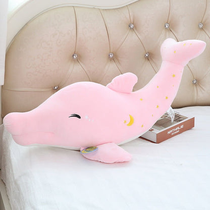 Dolphin Whale Stuffed Animal Plush Pillows pink dolphin 70 cm/27.6 inches 