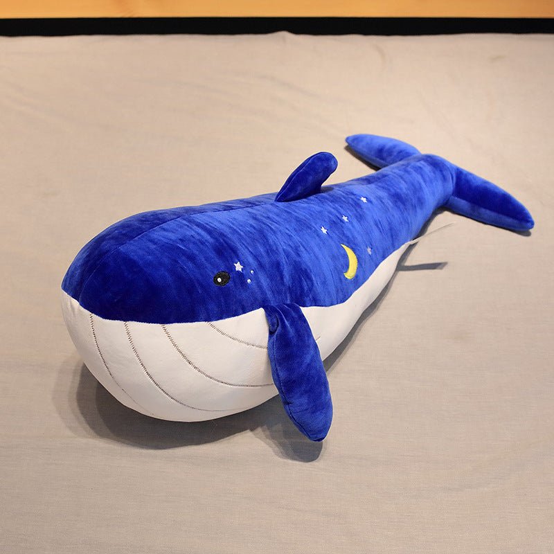 Dolphin Whale Stuffed Animal Plush Pillows royalblue whale 70 cm/27.6 inches 