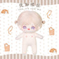 Double Horsetail Blonde Naked Cotton Doll 20cm - TOY-PLU-103002 - Forest Animation - 42shops