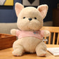 Dressing Dog Plush Toy Children Pillow pink dog plush 25 cm/9.8 inches 