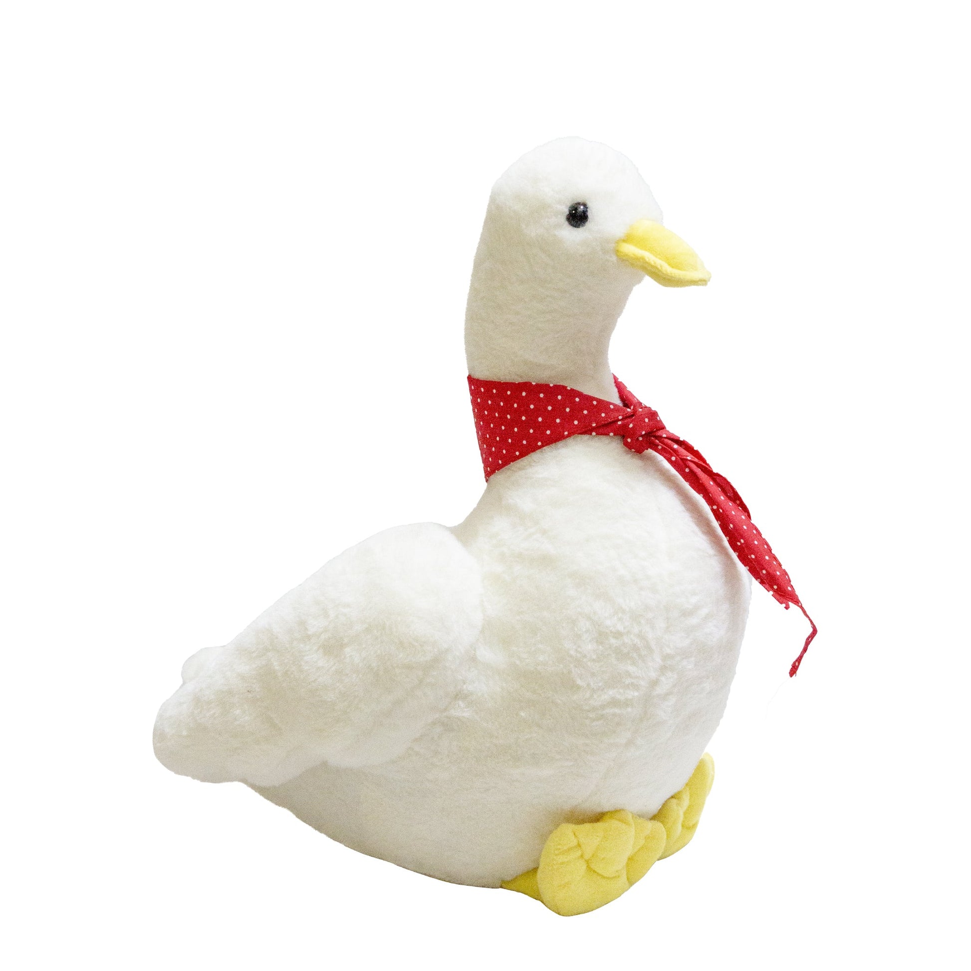 Cute Plush Duck Shoulder Bag (White) : Toys & Games