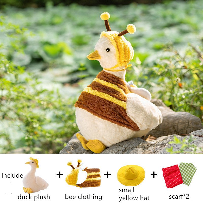 Duck Stuffed Animals Funny DIY Plush Doll bee duck 42*30cm/16.5*11.8inches 