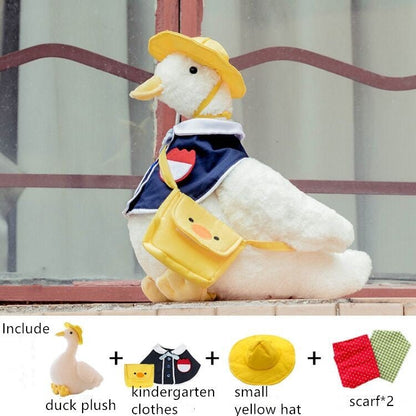 Duck Stuffed Animals Funny DIY Plush Doll kindergarten duck 42*30cm/16.5*11.8inches 
