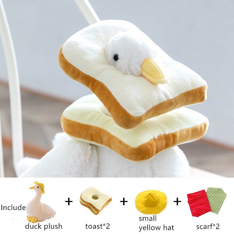 Duck Stuffed Animals Funny DIY Plush Doll bread duck 42*30cm/16.5*11.8inches 