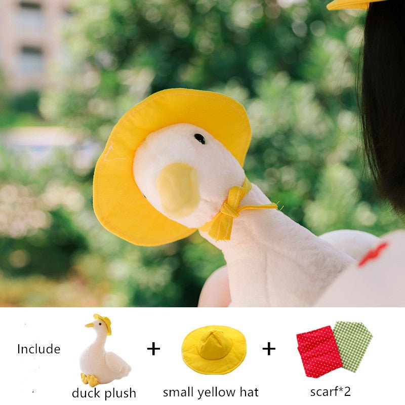 Duck Stuffed Animals Funny DIY Plush Doll student duck 42*30cm/16.5*11.8inches 