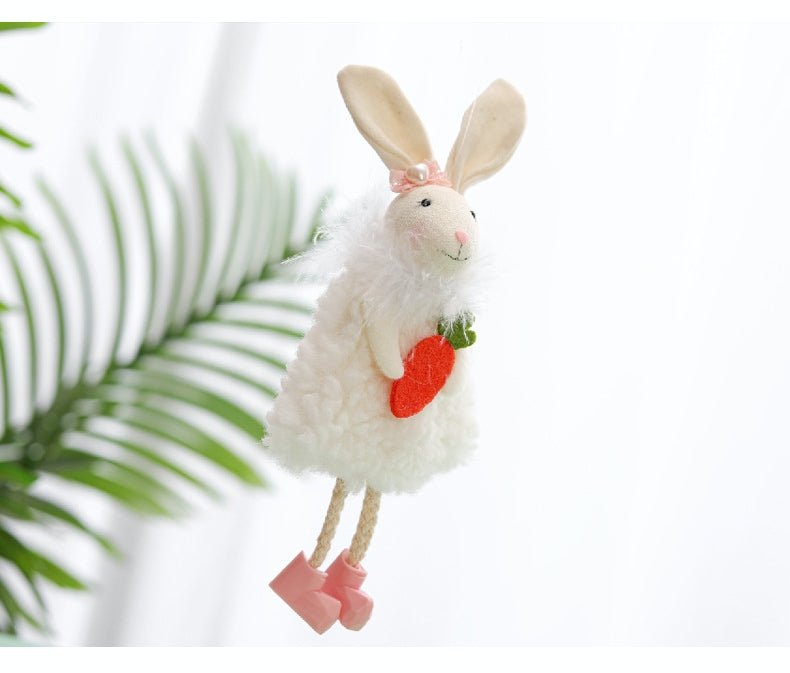 Easter Bunny Holding Carrots Decorative Pendants - TOY-PLU-40201 - YWSYMC - 42shops