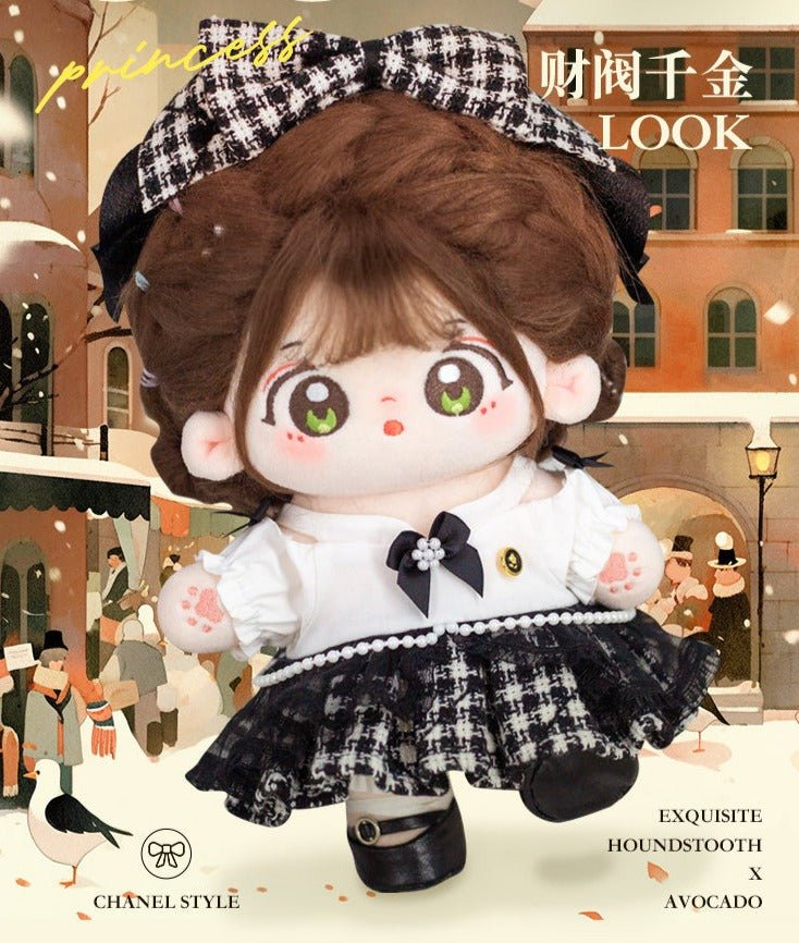 Elegant Young Lady Prince Cotton Doll Clothes 18600:420247