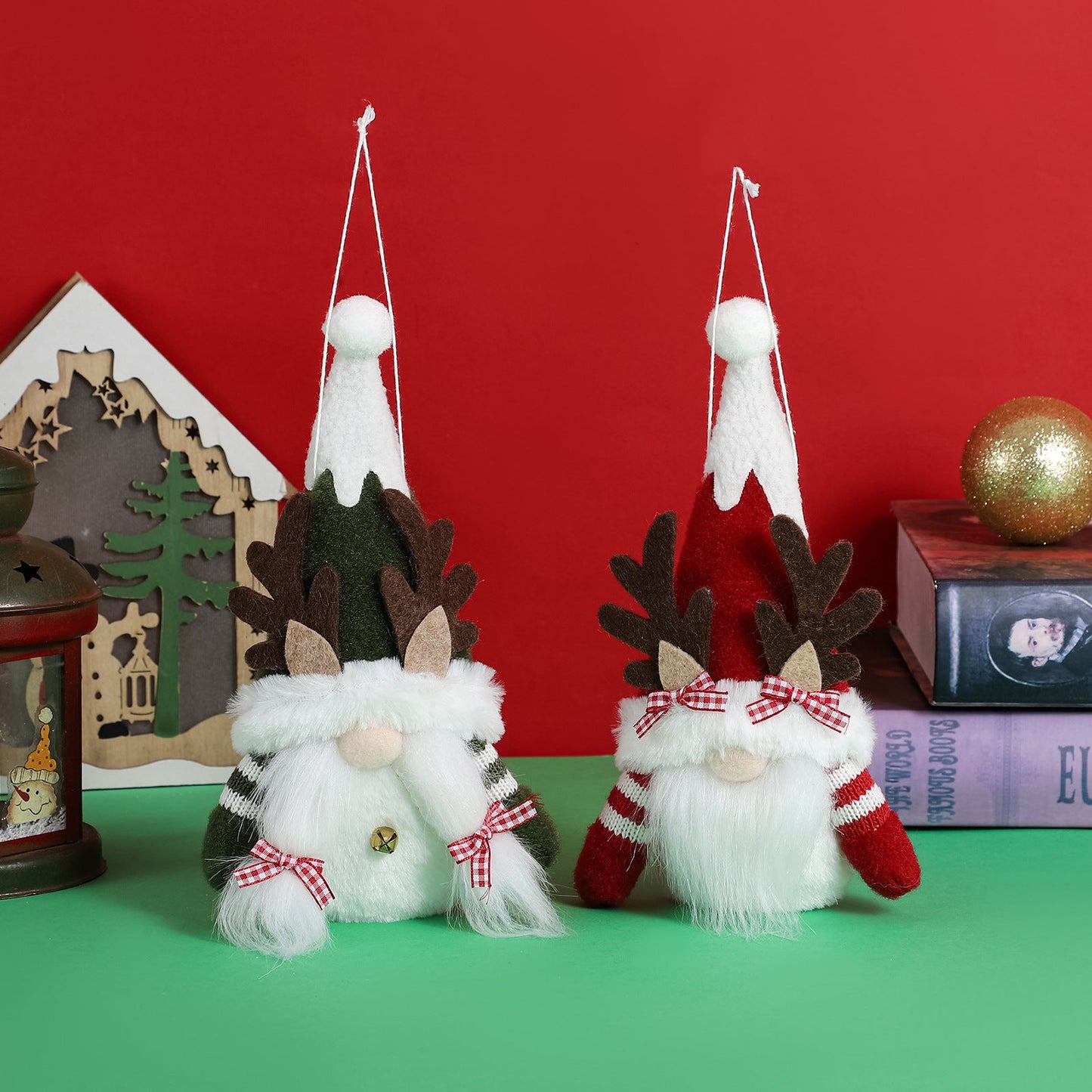 Faceless Santa Claus Antlers Plush Christmas Decorations - TOY-PLU-33901 - YWSYMC - 42shops