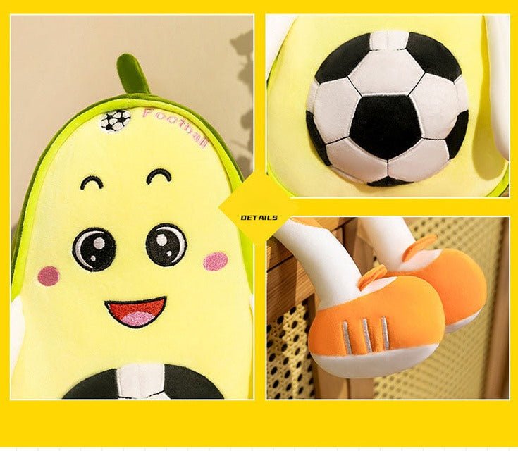 Feather Cotton Avocado Soccer Basketball Plush Toys - TOY-PLU-41107 - Linyi leyou - 42shops