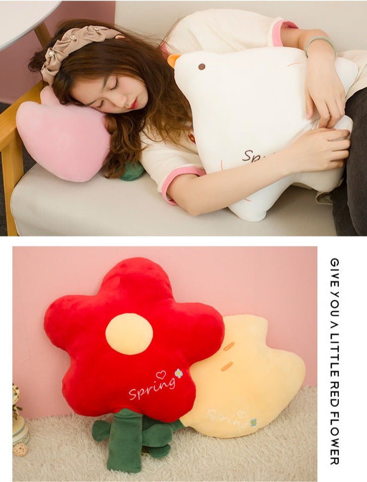Flower Plush Throw Pillow Cushions Multicolor - TOY-PLU-97206 - Beizhiguang - 42shops