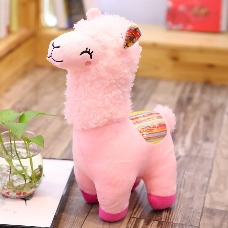 Fluffy Alpaca Plush Stuffed Animal - TOY-PLU-68604 - Yangzhoumuka - 42shops