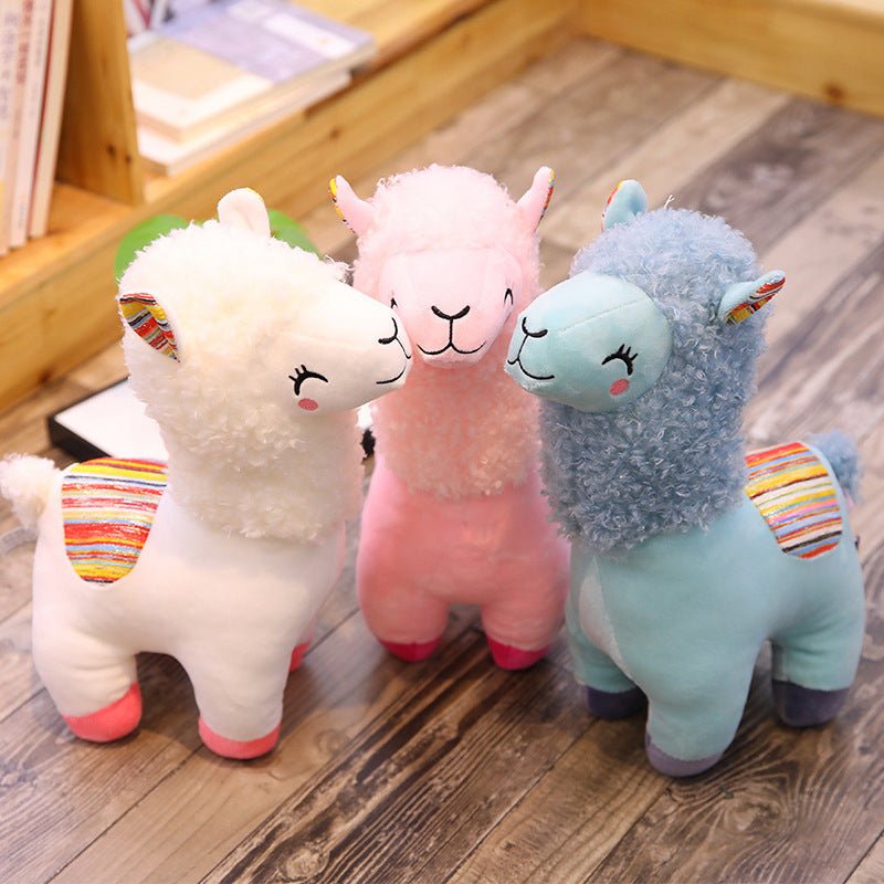 Fluffy Alpaca Plush Stuffed Animal - TOY-PLU-68601 - Yangzhoumuka - 42shops