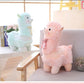 Fluffy Blue Alpaca Plush Toy - TOY-PLU-79101 - Yangzhouyile - 42shops
