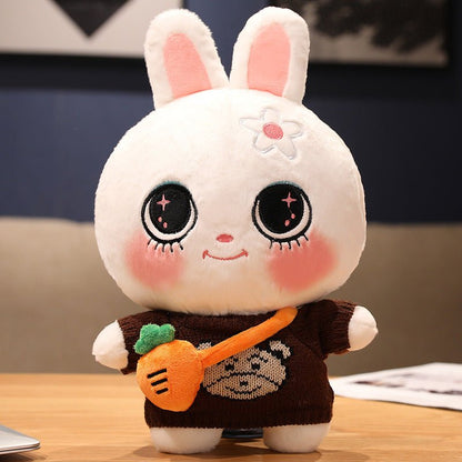 Fluffy Bunny Plushie Toys Dressing Dolls - TOY-PLU-35603 - Yangzhou jiongku - 42shops