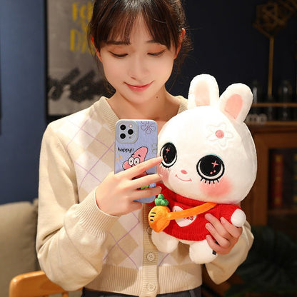 Fluffy Bunny Plushie Toys Dressing Dolls - TOY-PLU-35606 - Yangzhou jiongku - 42shops