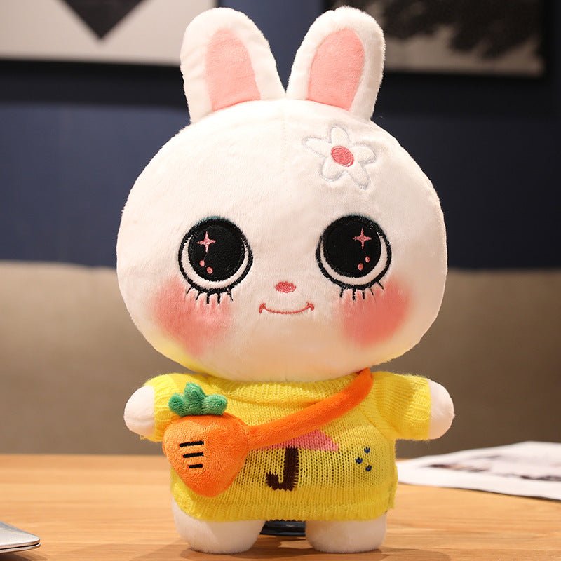 Fluffy Bunny Plushie Toys Dressing Dolls - TOY-PLU-35604 - Yangzhou jiongku - 42shops