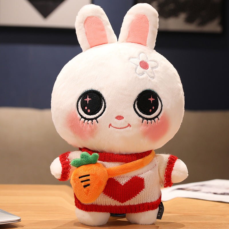 Fluffy Bunny Plushie Toys Dressing Dolls - TOY-PLU-35605 - Yangzhou jiongku - 42shops