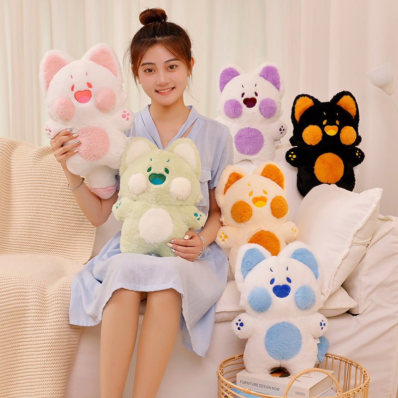 Fluffy Cat Plush Toys Multicolors - TOY-PLU-32209 - Yangzhou deshang - 42shops