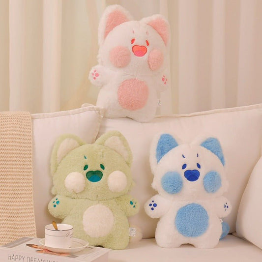 Fluffy Cat Plush Toys Multicolors - TOY-PLU-32201 - Yangzhou deshang - 42shops
