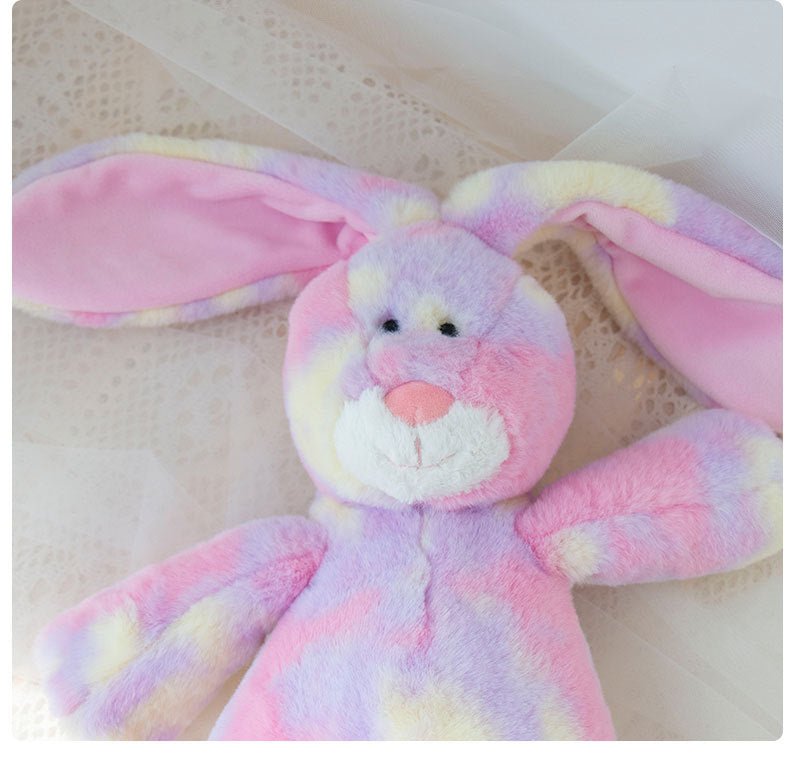 Fluffy Cherry Pink Bunny Plush Doll - TOY-PLU-94301 - Weifangqingdegongyi - 42shops