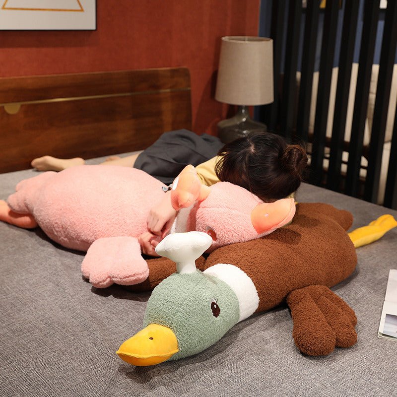 Fluffy Lying Duck Cuddle Plush Toys - TOY-PLU-32910 - Yangzhoujiongku - 42shops