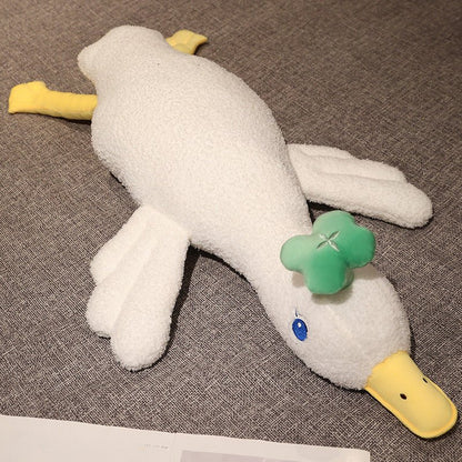 Fluffy Lying Duck Cuddle Plush Toys - TOY-PLU-32904 - Yangzhoujiongku - 42shops