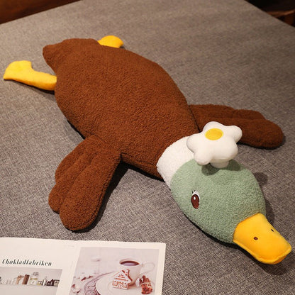 Fluffy Lying Duck Cuddle Plush Toys - TOY-PLU-32907 - Yangzhoujiongku - 42shops
