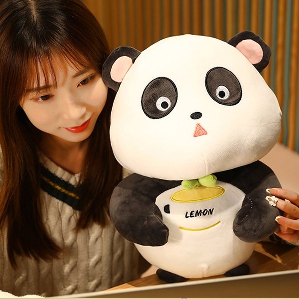 Fluffy Panda Stuffed Animal Plush Toy - TOY-PLU-96301 - Yangzhoujijia - 42shops